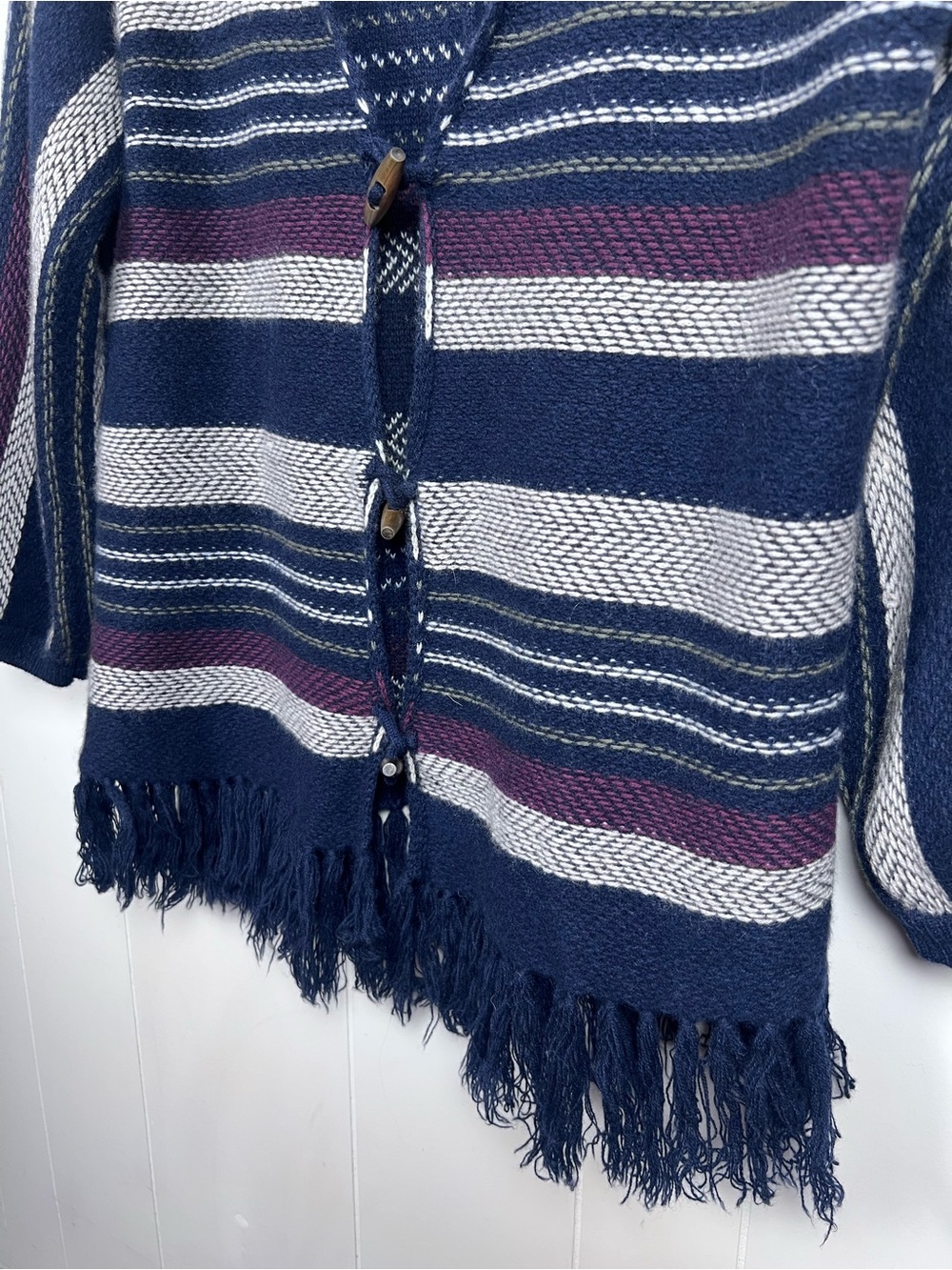 Faherty Wool Cashmere Denver Cardigan Coastal Boho Artsy XS/S - Picture 7 of 16